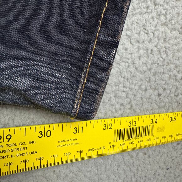 Diesel Men's Skinny Jeans - Dark Blue with Black Patch - Picture 3 of 15